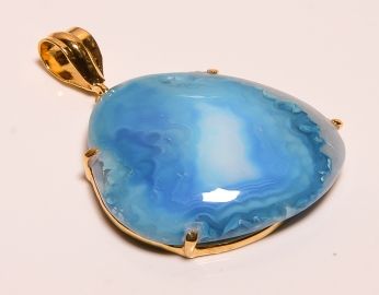 BLUE BOTSWANA AGATE